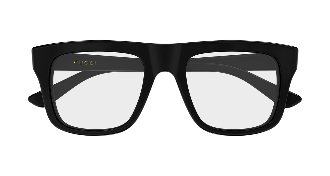 Lunettes de vue gucci gg2242o 001 negro rectangular / squared masculino taille 51mm - Vue détaillée