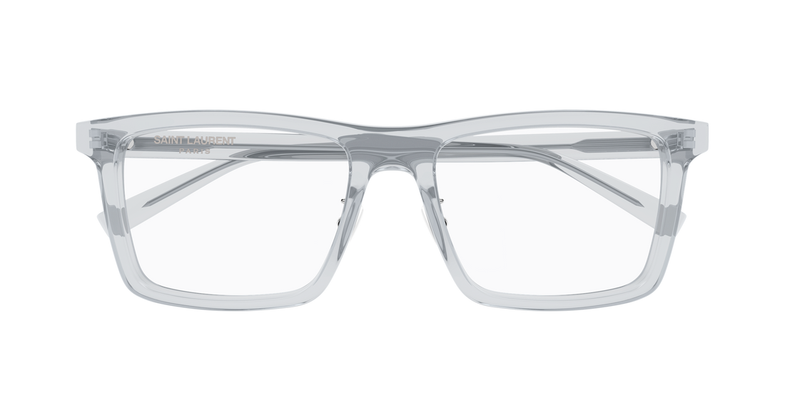 Brillen saint laurent sl 906/f 003 gris rectangular / squared masculino größe 54mm - Detailansicht