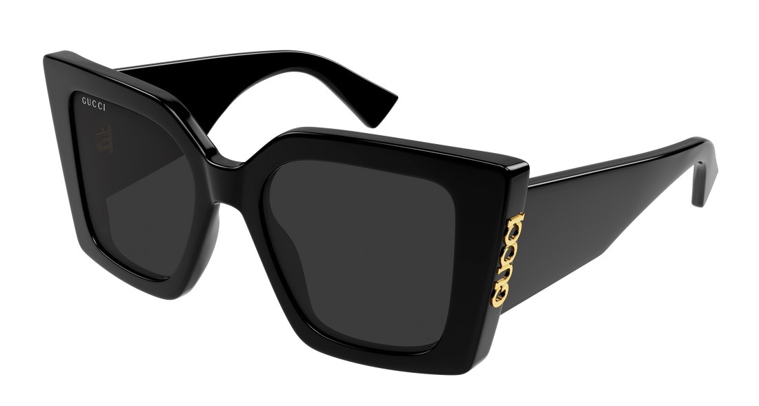 Occhiali da sole gucci gg2039s 001 negro butterfly femenino taglia 51mm - Vista principale