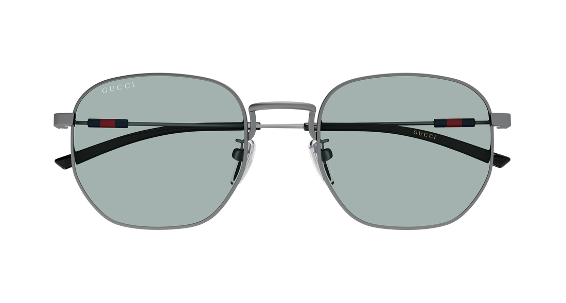 Sunglasses gucci gg2095s 005 plateado round/oval/panthos masculino size 52mm - Detailed view