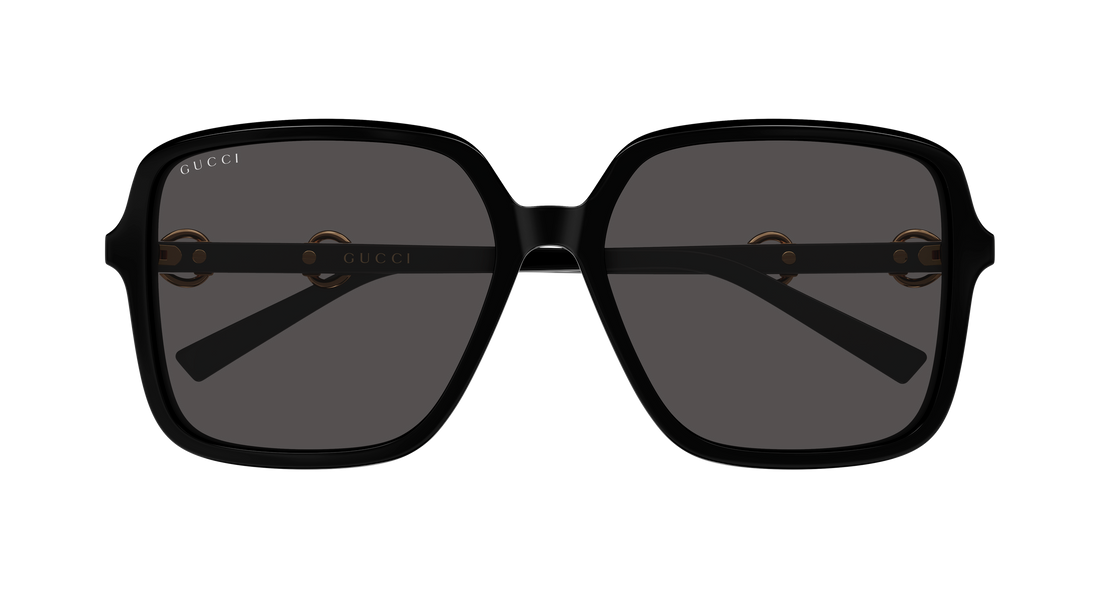 Sonnenbrillen gucci gg2219sa 001 negro butterfly femenino größe 59mm - Detailansicht