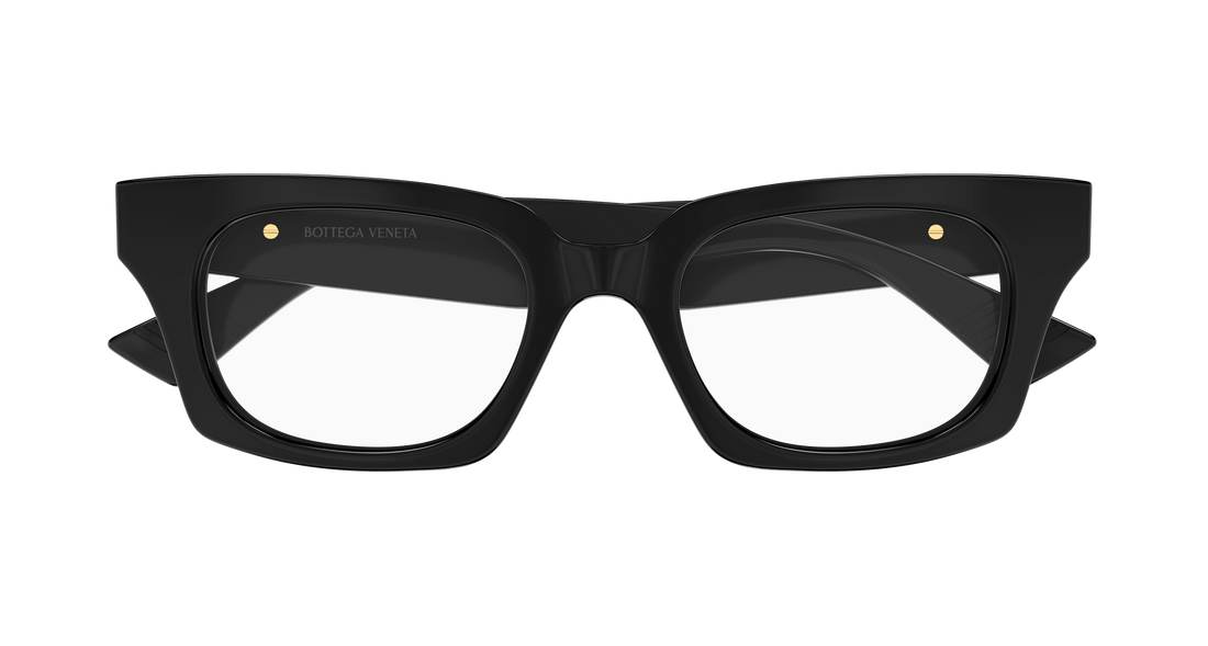 Lunettes de vue bottega veneta bv1504o 005 negro cat eye femenino taille 48mm - Vue détaillée