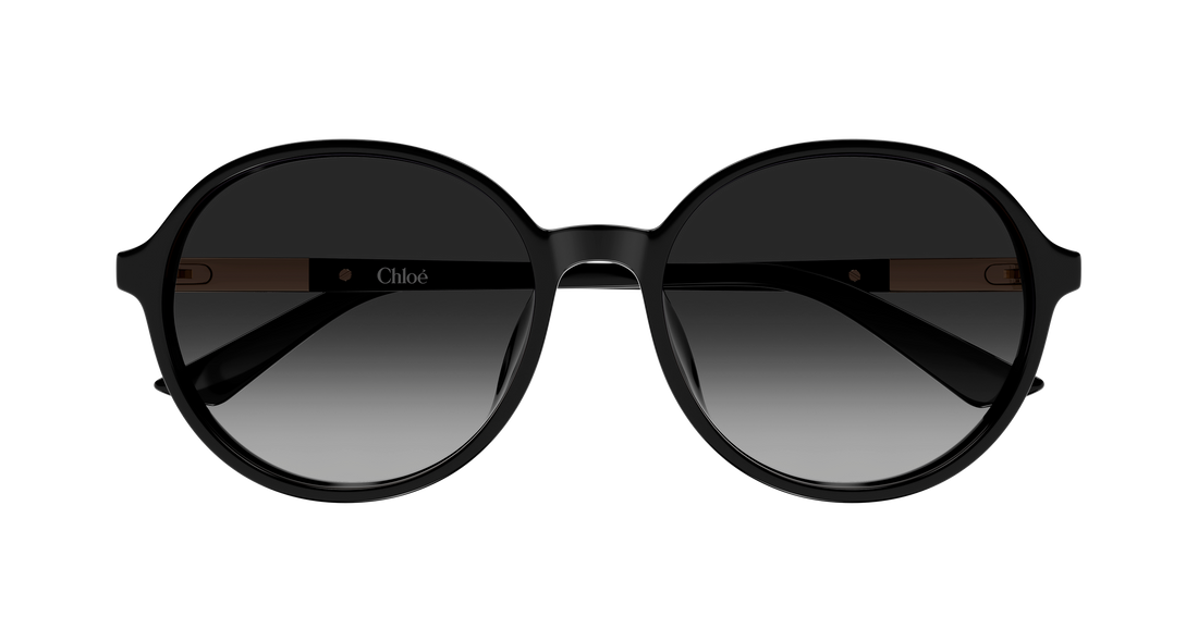 Gafas de sol chloé ch0365sk 001 negro round/oval/panthos femenino talla 57mm - Vista de detalle