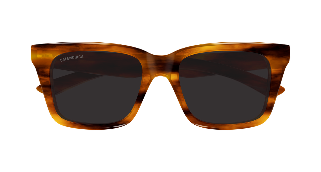 Occhiali da sole balenciaga bb0467s 003 marron rectangular / squared masculino taglia 54mm - Vista dettagliata