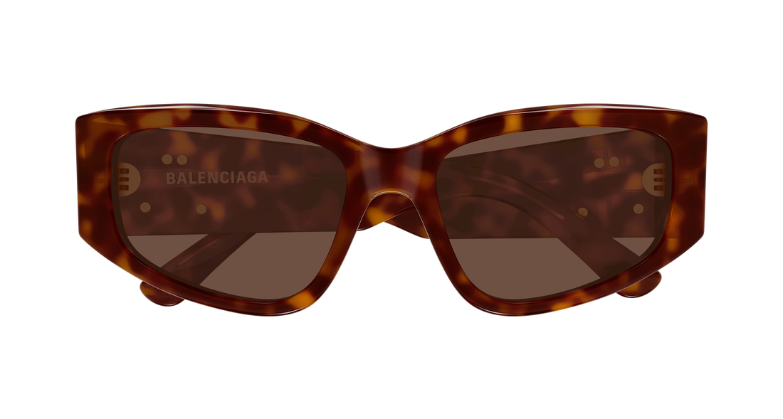 Sunglasses balenciaga bb0475s 002 havana cat eye femenino size 56mm - Detailed view