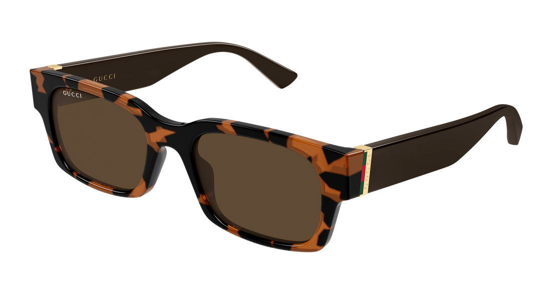 Sonnenbrillen gucci gg2084s 003 havana rectangular / squared masculino größe 52mm - Hauptansicht