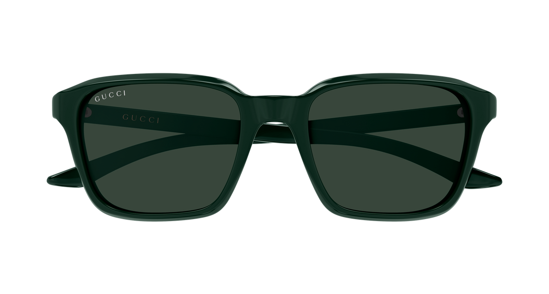 Occhiali da sole gucci gg2078s 004 verde rectangular / squared masculino taglia 52mm - Vista dettagliata