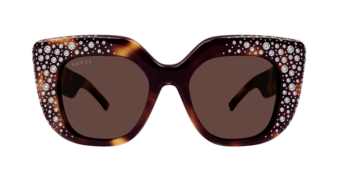 Sonnenbrillen gucci gg2030s 006 havana rectangular / squared femenino größe 50mm - Detailansicht