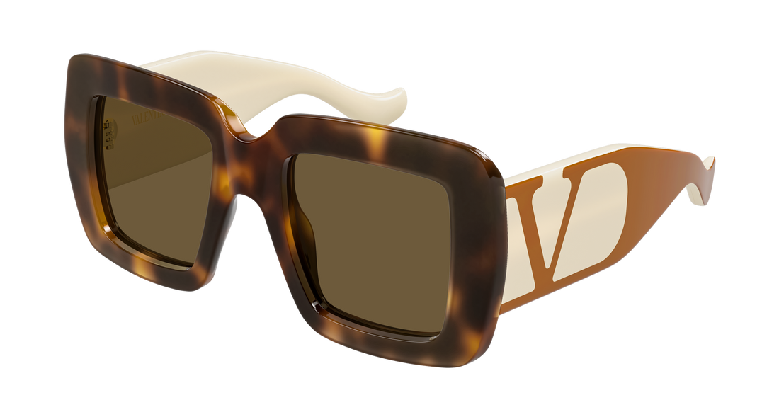 Sonnenbrillen valentino vg0056s 004 havana rectangular / squared femenino größe 51mm - Hauptansicht