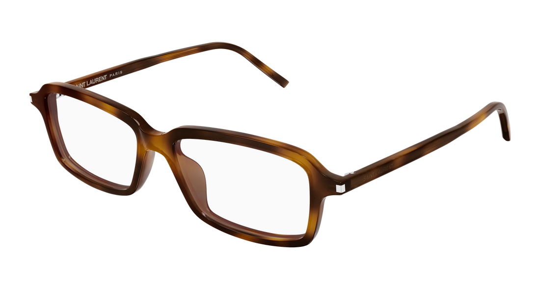 Lunettes de vue saint laurent sl 938 opt 008 havana rectangular / squared masculino taille 55mm - Vue principale