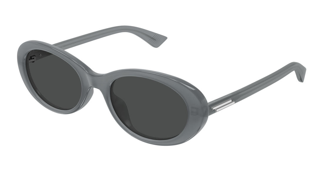 Lunettes de soleil bottega veneta bv1415sk 007 gris round/oval/panthos femenino taille 54mm - Vue principale
