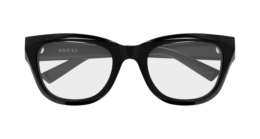 Lunettes de vue gucci gg2202o 005 negro geometrical/directional femenino taille 53mm - Vue détaillée