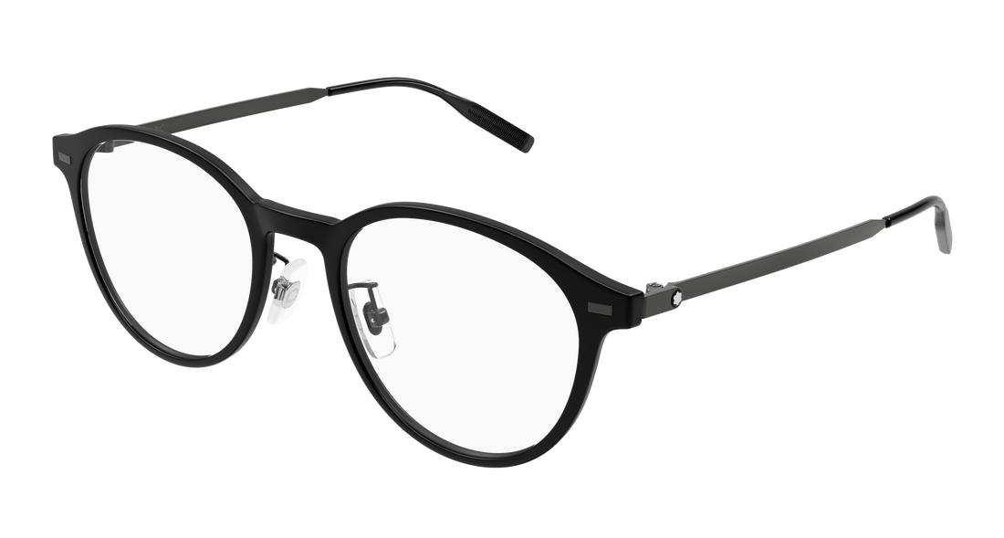 Lunettes de vue montblanc mb0507oa 002 negro round/oval/panthos masculino taille 52mm - Vue principale