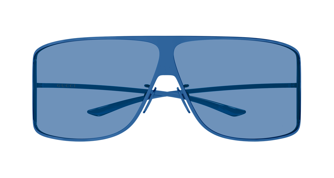 Lunettes de soleil gucci gg2276s 006 azul geometrical/directional unisex taille 80mm - Vue détaillée