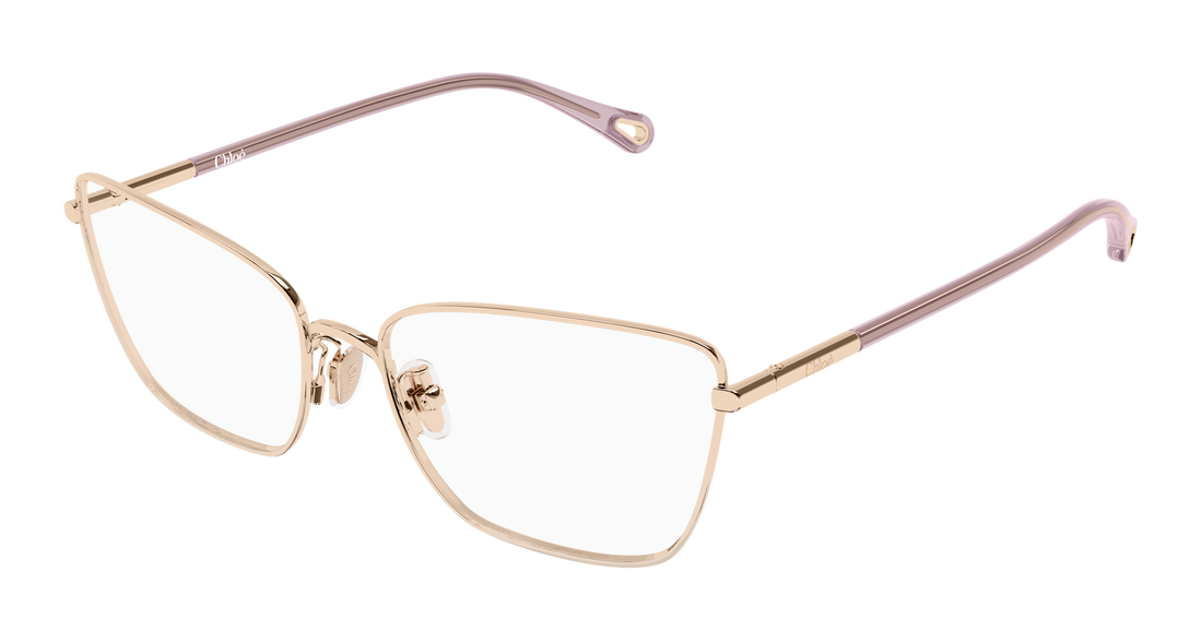 Lunettes de vue chloé ch0403o 003 dorado cat eye femenino taille 57mm - Vue principale