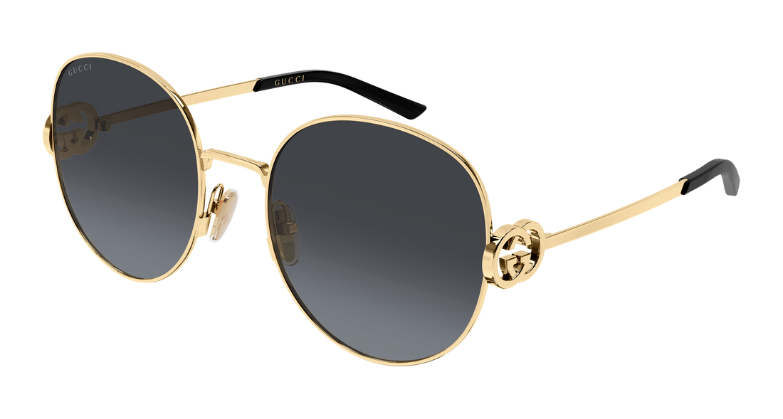 Occhiali da sole gucci gg2047s 001 dorado round/oval/panthos femenino taglia 58mm - Vista principale