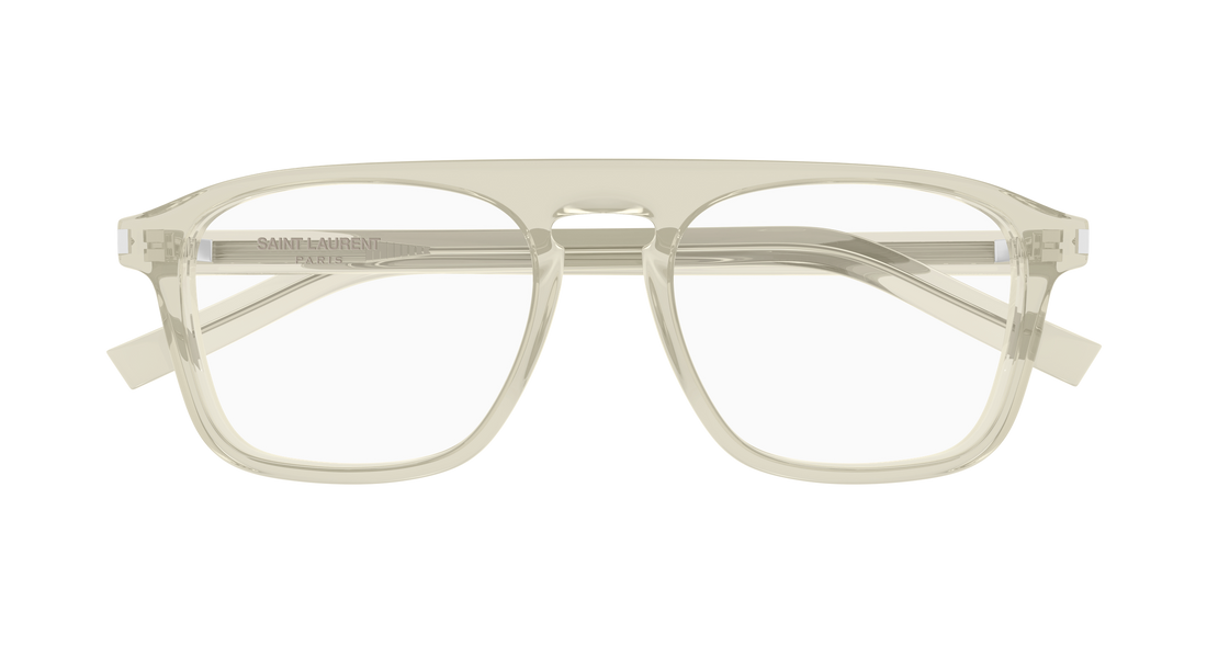 Lunettes de vue saint laurent sl 157 012 verde rectangular / squared masculino taille 52mm - Vue détaillée
