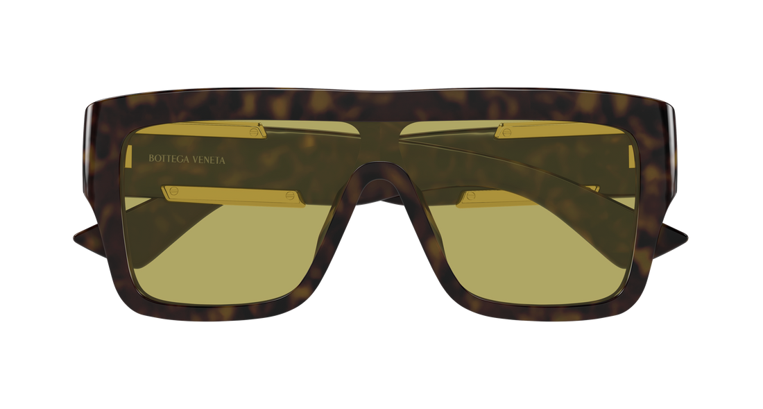 Sunglasses bottega veneta bv1451s 002 havana geometrical/directional unisex size 99mm - Detailed view