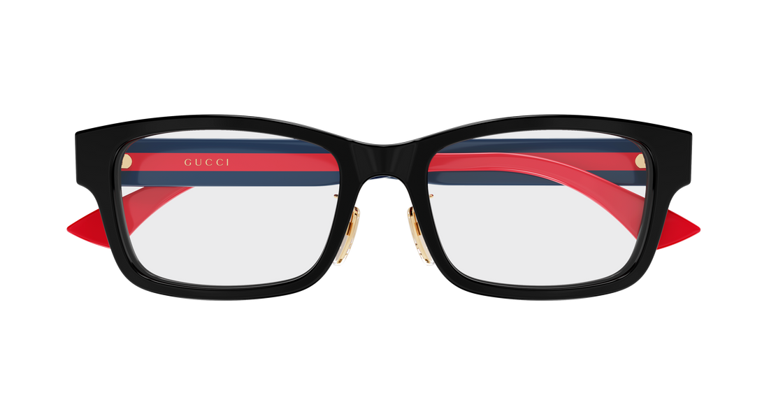 Lunettes de vue gucci gg2264oj 002 negro rectangular / squared masculino taille 54mm - Vue détaillée