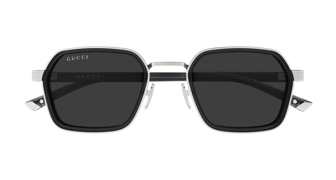 Sonnenbrillen gucci gg2074s 001 plateado rectangular / squared masculino größe 51mm - Detailansicht