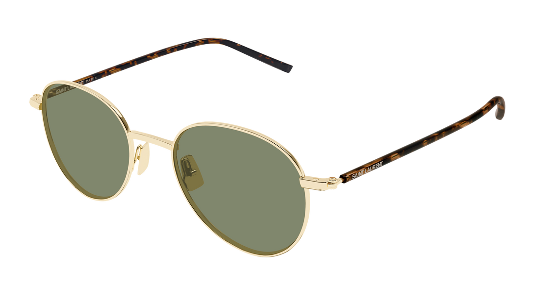 Gafas de sol saint laurent sl 865 003 dorado round/oval/panthos unisex talla 50mm - Vista principal