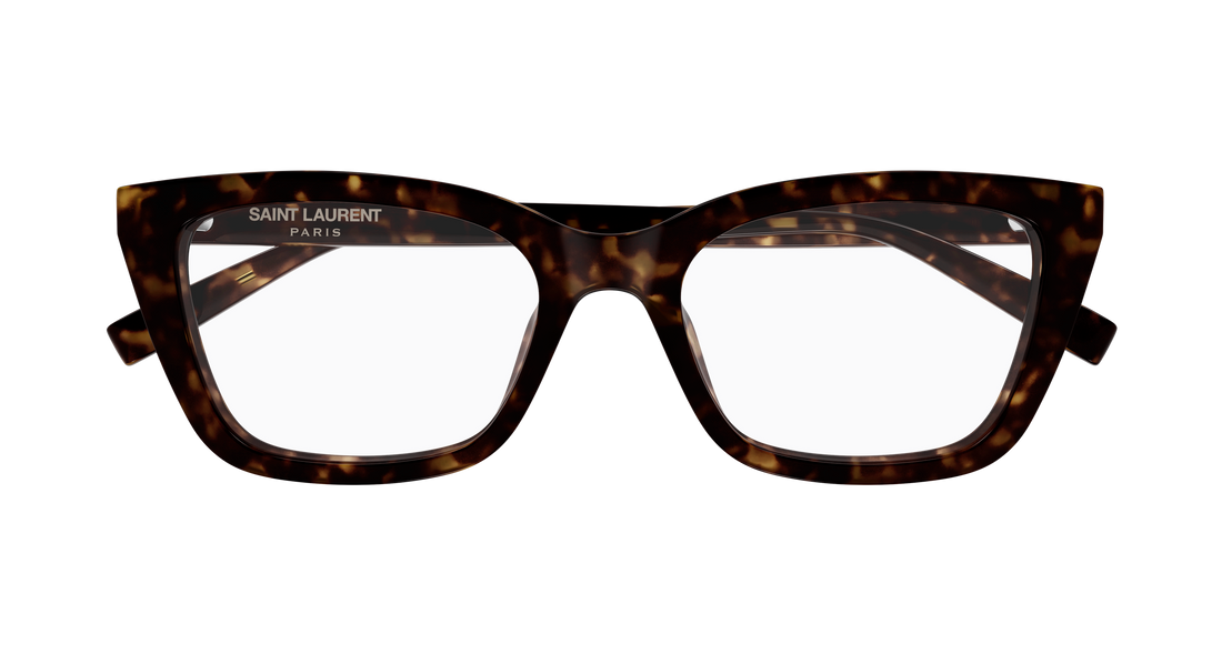 Gafas graduadas saint laurent sl 911 002 havana cat eye femenino talla 53mm - Vista de detalle