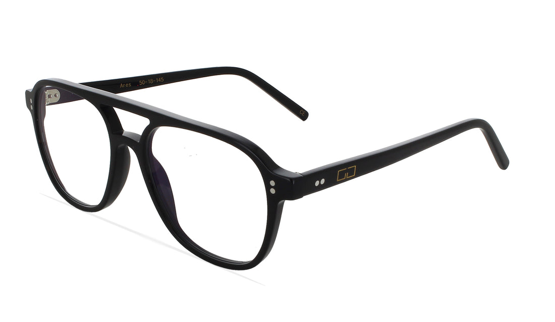 Occhiali da vista greyhounders ares black negro pilot masculino taglia 99mm - Vista principale