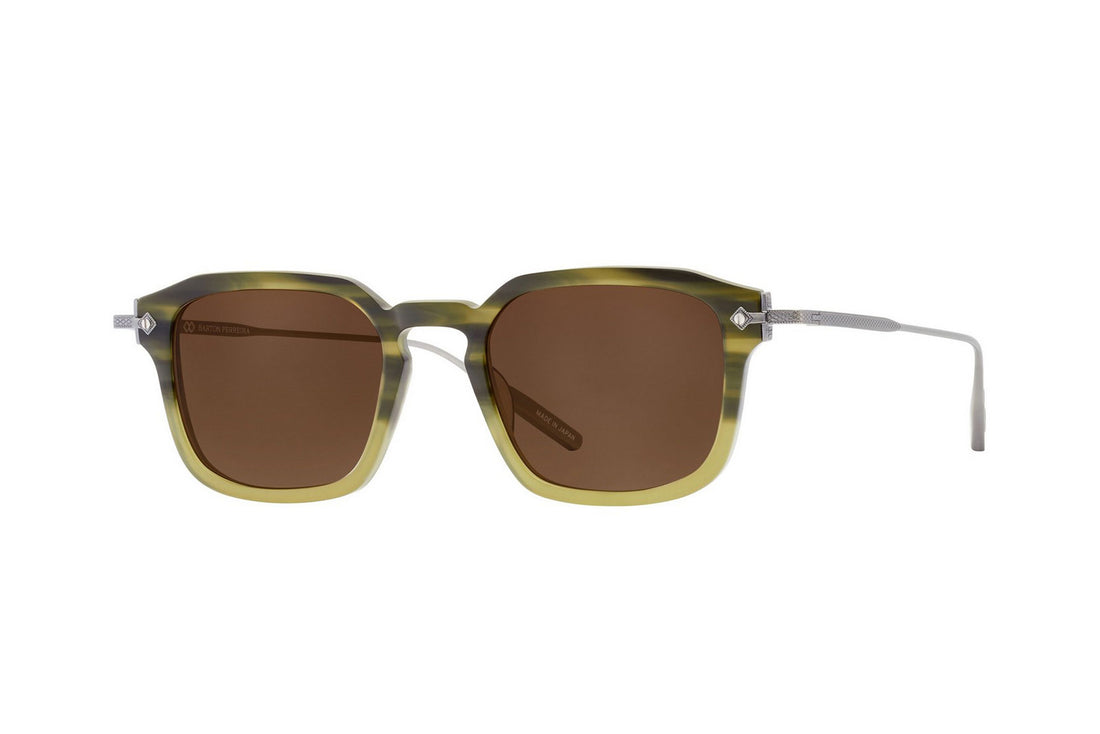 Lunettes de soleil barton perreira nolan bp40097i 98e green geometric masculino taille 49mm - Vue principale