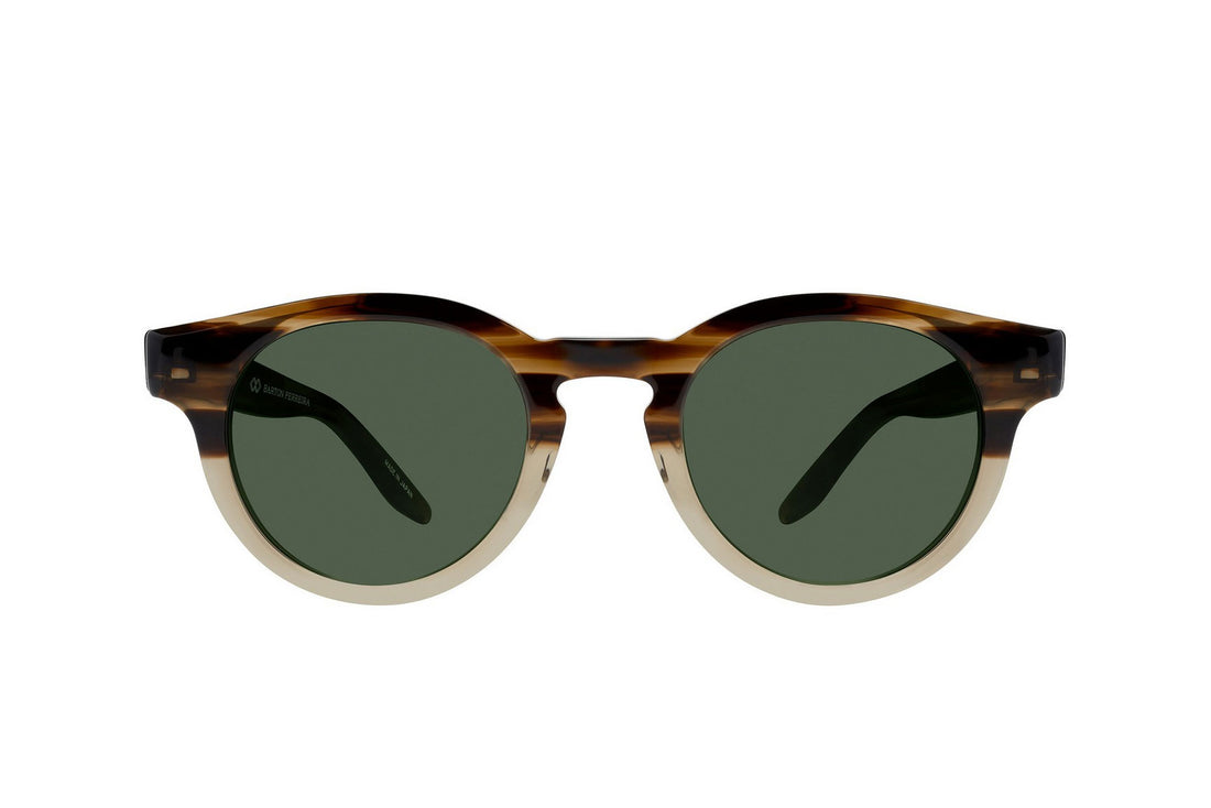 Lunettes de soleil barton perreira oxford bp40099i 50n brown round unisex taille 47mm - Vue détaillée