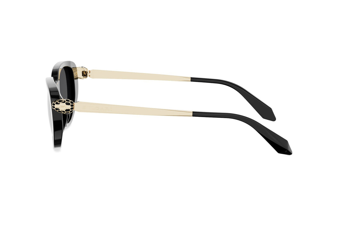 Okulary przeciwsłoneczne bvlgari serpenti forever bv40067i 01a black oval femenino rozmiar 50mm - Widok szczegółowy