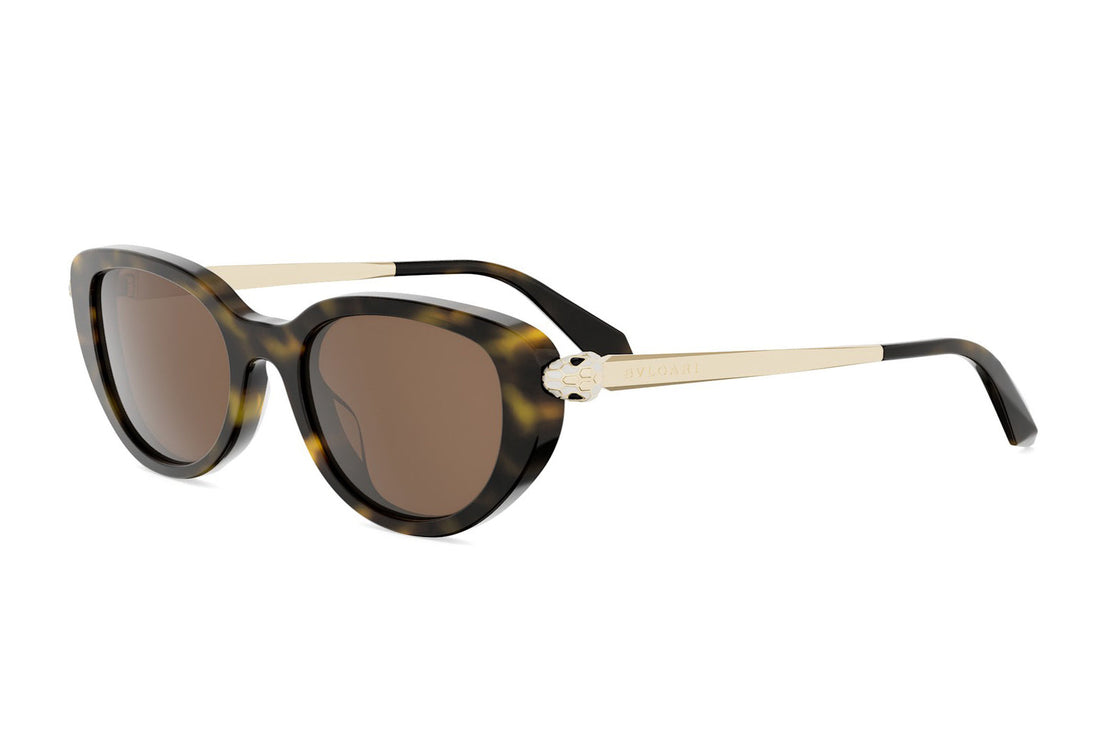 Okulary przeciwsłoneczne bvlgari serpenti forever bv40067i 52e havana oval femenino rozmiar 50mm - Widok główny