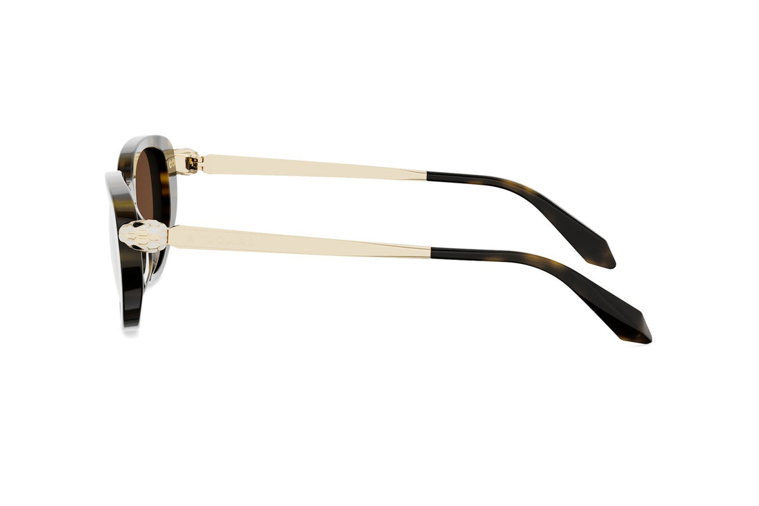 Okulary przeciwsłoneczne bvlgari serpenti forever bv40067i 52e havana oval femenino rozmiar 50mm - Widok szczegółowy