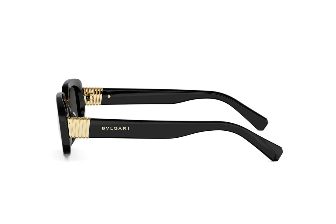 Okulary przeciwsłoneczne bvlgari tubogas bv40084i 01a black rectangular femenino rozmiar 48mm - Widok szczegółowy