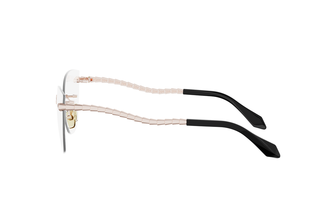 Okulary korekcyjne bvlgari serpenti viper bv50082u 028 rose cat eye femenino rozmiar 57mm - Widok szczegółowy