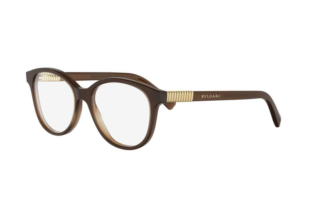 Okulary korekcyjne bvlgari tubogas bv50083i 050 brown pantos femenino rozmiar 52mm - Widok główny