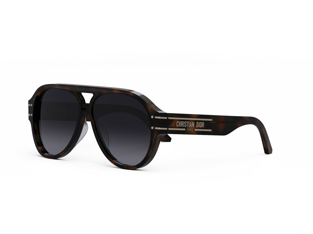 Lunettes de soleil diorsignature a1u 26a1 havana pilot femenino taille 58mm - Vue principale