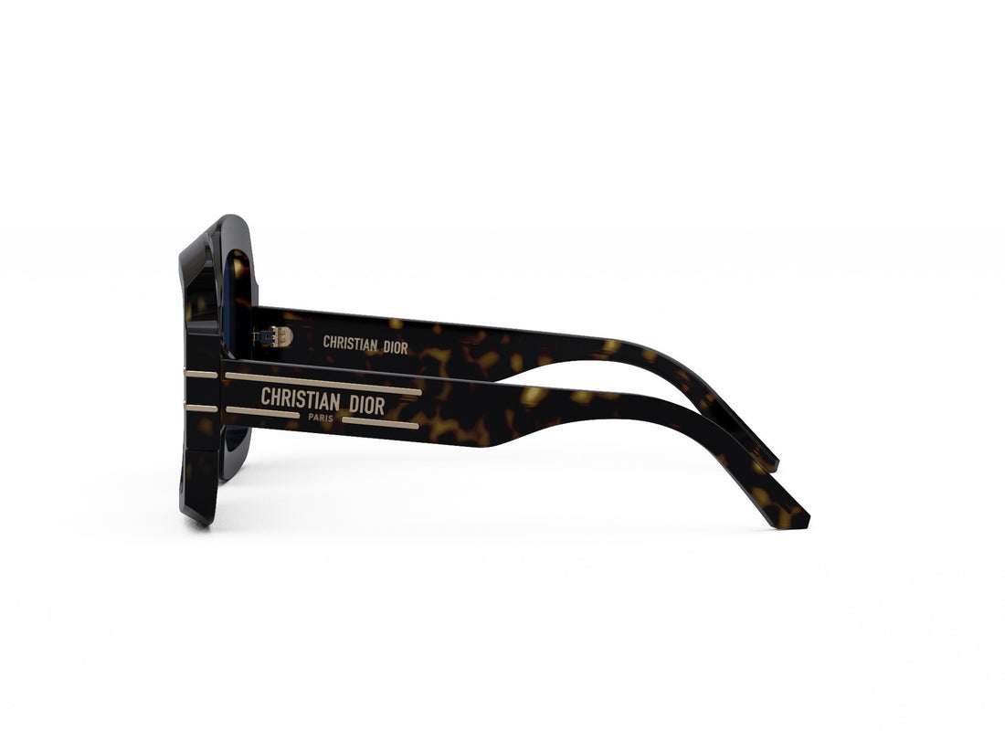 Okulary przeciwsłoneczne diorsignature s1u 20b0 havana geometric femenino rozmiar 55mm - Widok szczegółowy