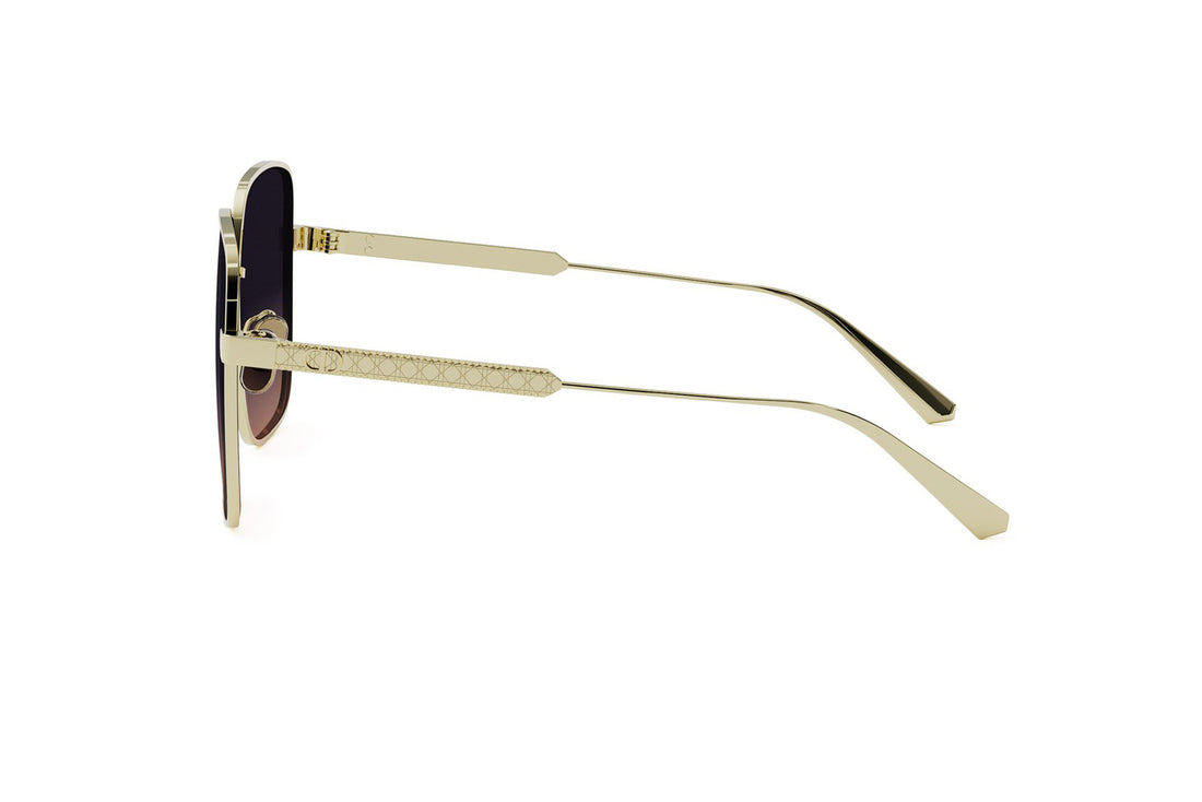 Lunettes de soleil diorcannage s1u b0g2 gold square femenino taille 59mm - Vue détaillée