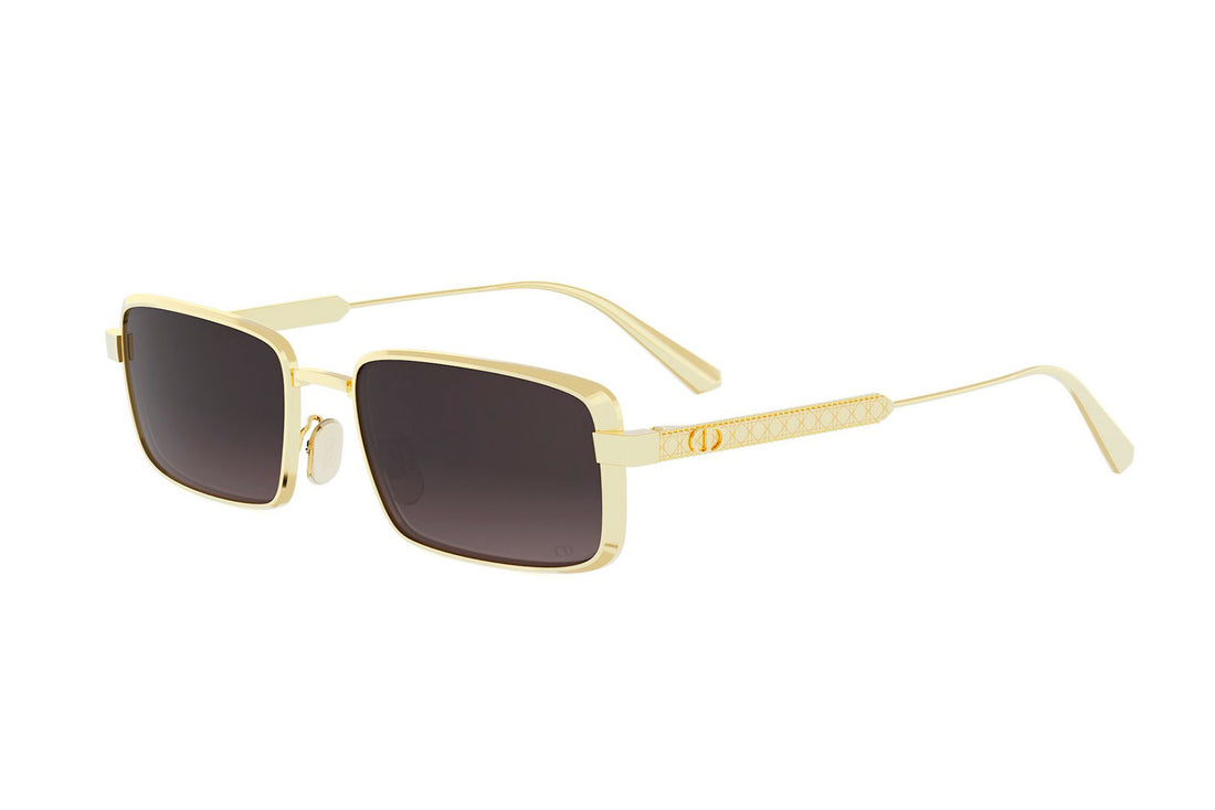 Lunettes de soleil diorcannage s2u b0a1 gold rectangular femenino taille 55mm - Vue principale