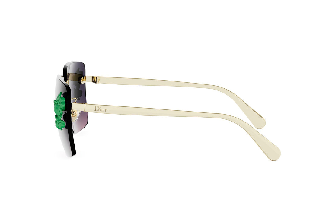 Lunettes de soleil dior clover s2u b0g2 gold square femenino taille 62mm - Vue détaillée