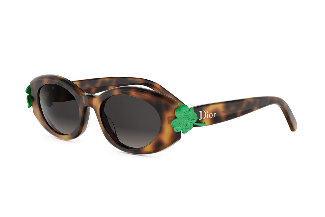 Lunettes de soleil dior clover b1i 26a1 havana oval femenino taille 52mm - Vue principale