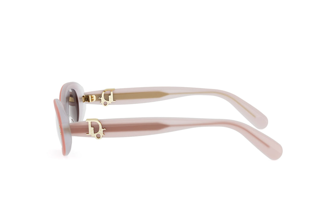 Lunettes de soleil dior oblique b1i 40a0 rose oval femenino taille 52mm - Vue détaillée