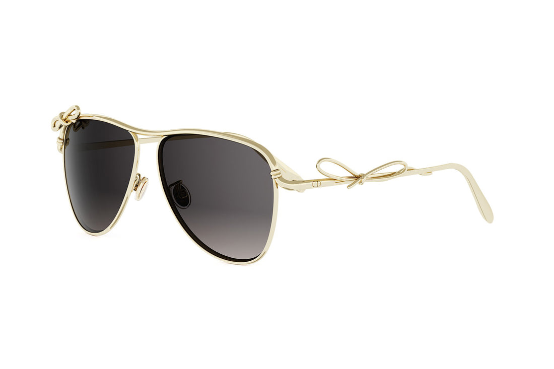 Lunettes de soleil dior bow a1u b0a1 gold pilot femenino taille 56mm - Vue principale