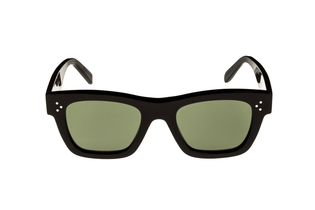 Okulary przeciwsłoneczne celine 3 dots cl4009in 01a black geometric femenino rozmiar 51mm - Widok szczegółowy