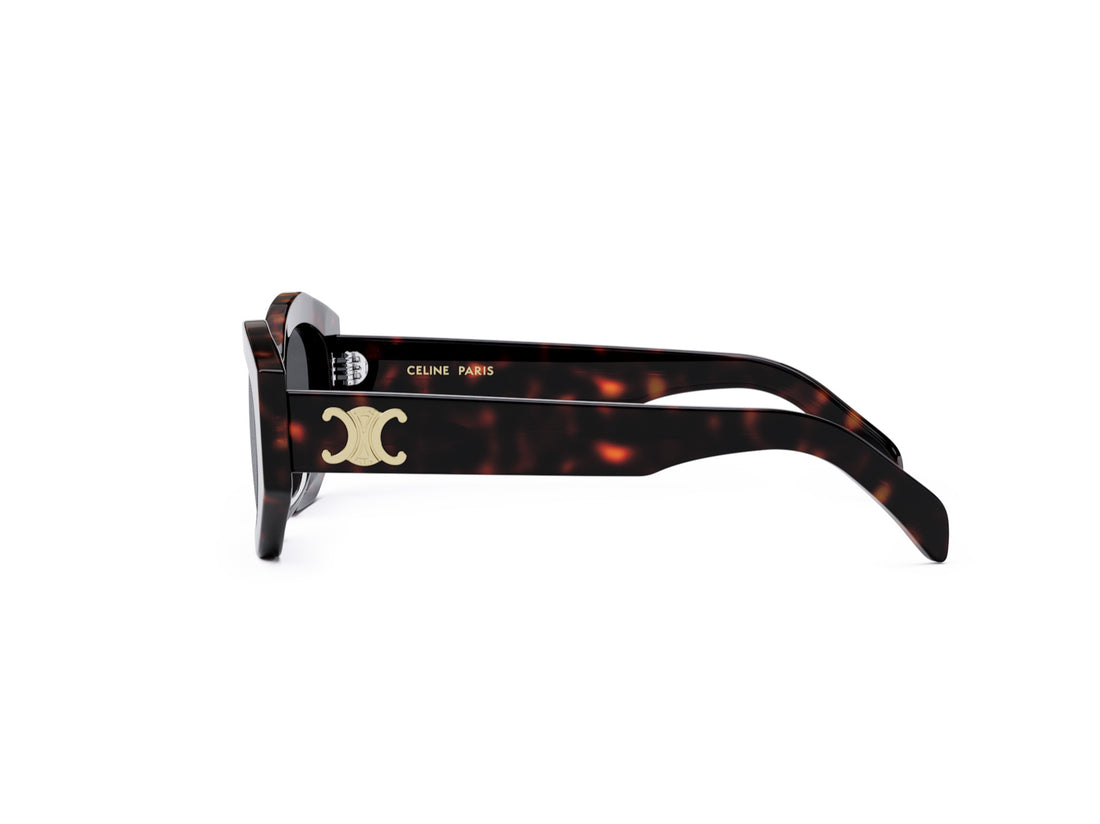Okulary przeciwsłoneczne celine triomphe cl40238u 52a havana oval femenino rozmiar 55mm - Widok szczegółowy