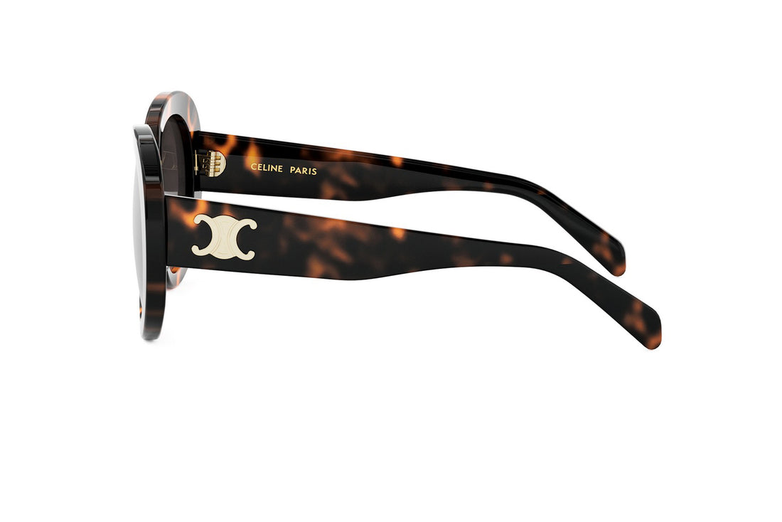 Okulary przeciwsłoneczne celine triomphe cl40317u 52f havana butterfly femenino rozmiar 55mm - Widok szczegółowy