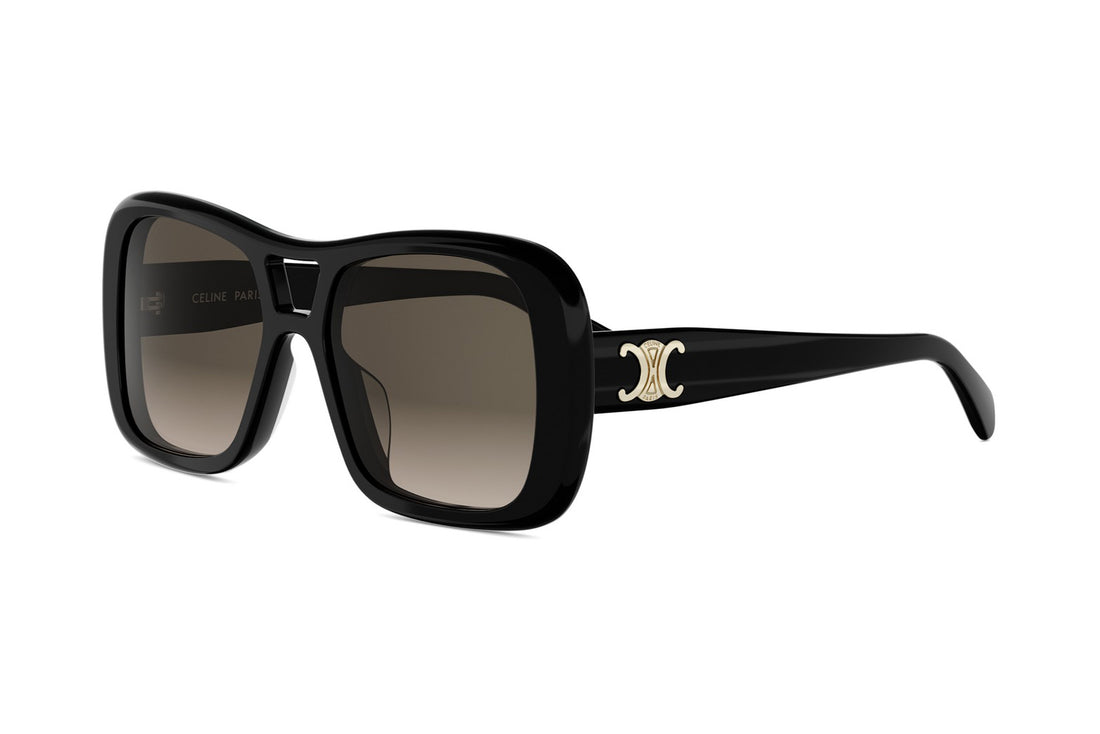 Okulary przeciwsłoneczne celine triomphe cl40331u 01f black pilot femenino rozmiar 55mm - Widok główny