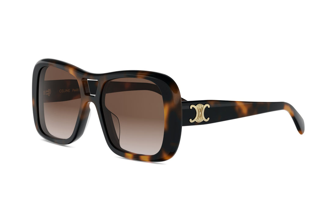Okulary przeciwsłoneczne celine triomphe cl40331u 53f havana pilot femenino rozmiar 55mm - Widok główny