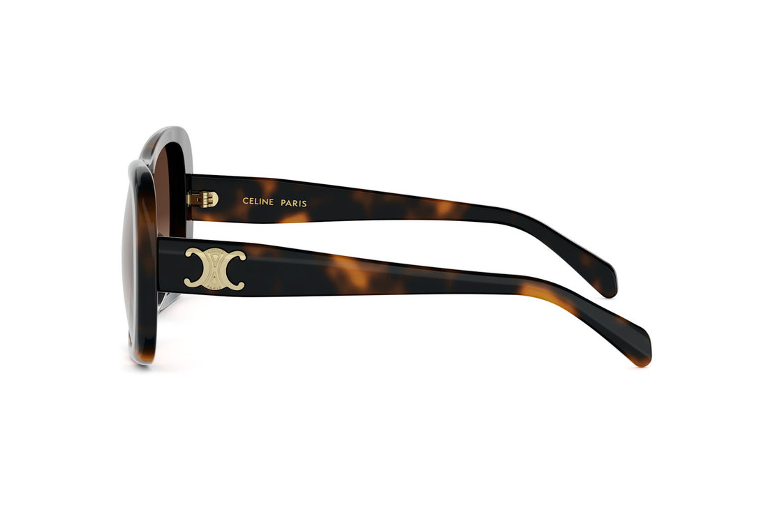 Okulary przeciwsłoneczne celine triomphe cl40331u 53f havana pilot femenino rozmiar 55mm - Widok szczegółowy
