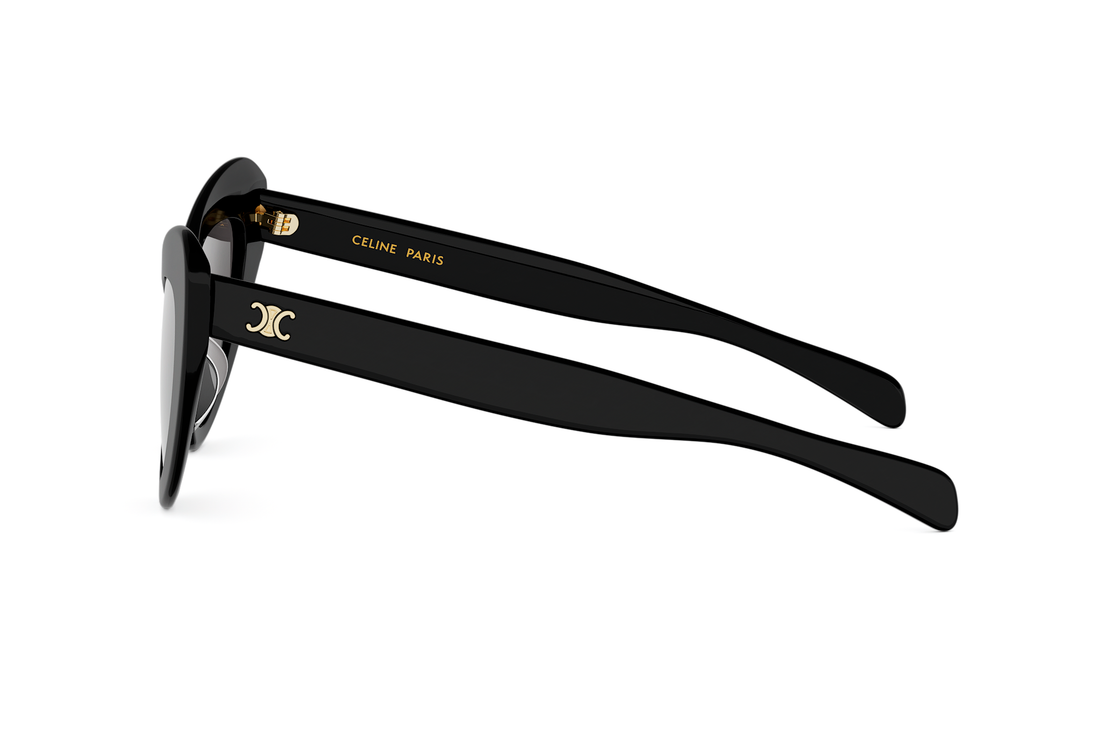 Okulary przeciwsłoneczne celine triomphe mini hd cl40339u 01a black cat eye femenino rozmiar 52mm - Widok szczegółowy
